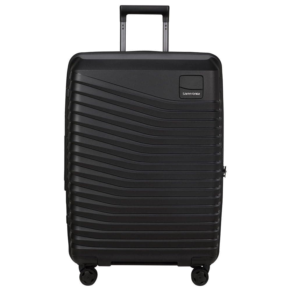 SAMSONITE Intuo Spinner S, Expandable Hand Luggage, Black (Black), Spinner M (69 cm - 87L), Suitcases & Trolleys