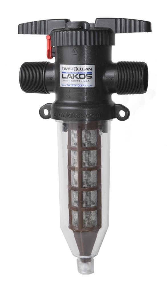 1-1/2" TwistIIClean Inline Water Filter (Brown - 30 mesh/600 micron)