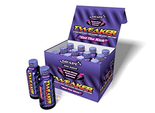 Energy Shots - Grape Flavor - Zero Sugar, Zero Calorie Keto-Friendly Energy Shot - 2 oz Regular Strength with Natural Caffeine Boosters (Pack of 12)