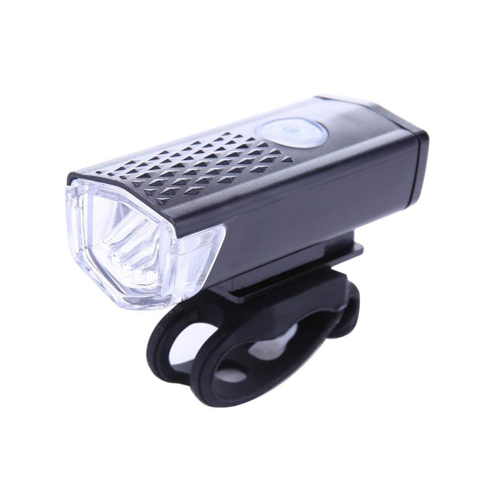 Bicycle Light Rechargeable LED Front Cycling Light 300LM,Black
