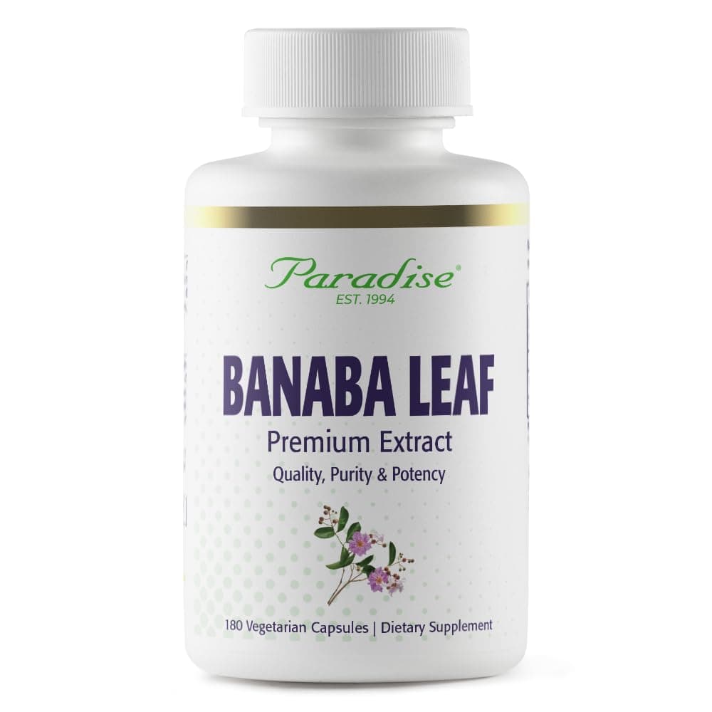 Banaba Leaf, 12:1 Concentrated Extract, 250 mg, Vegan, Gluten-Free, Non-GMO, 180 Capsules