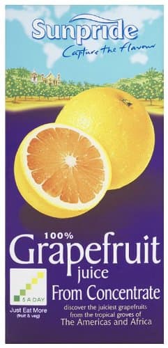 Sunpride Grapefruit Juice 1 Litre (Pack of 12)