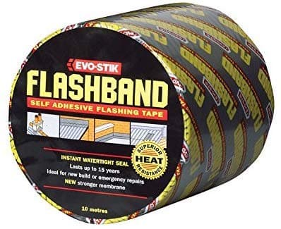 Evo-Stik 3 X Roll Grey Flashband 50mm X 10m 196506