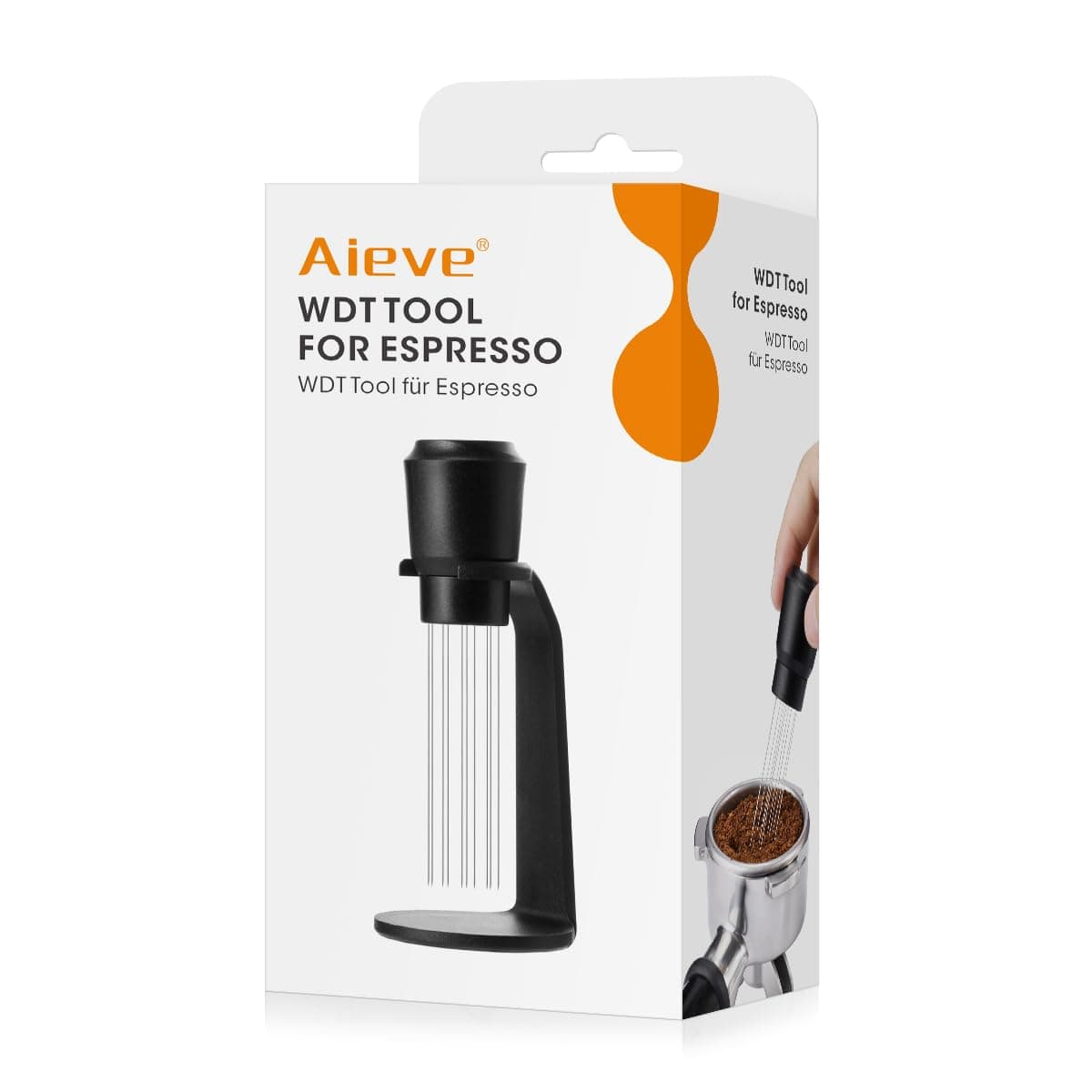 AIEVE WDT Tool Espresso Distribution Tool, 0.4mm Espresso Stirrer Espresso Tools Espresso Needle Distributor Espresso Coffee Accessories for Solve Coffee Clumping Espresso Geeks Gift Christmas Present