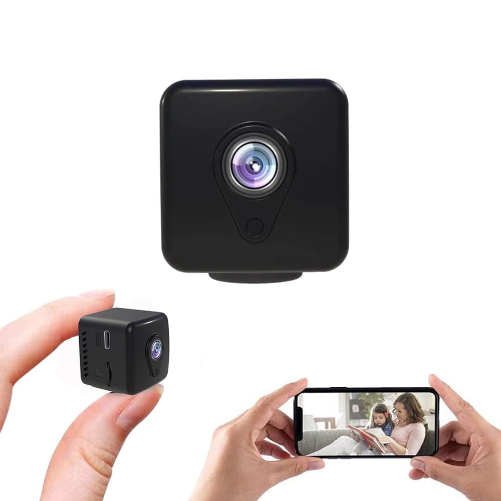 - TECHNOVIEW WiFi Camera,1080P, Upto 4 Hours Battery Backup, Night Vision, Wide Angle, Indoor HD Mini Portable Camera,Support Mobile Phone Real Time Viewing (Super WiFi Camera A18)