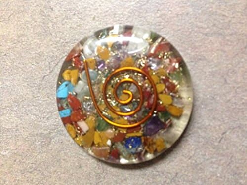 1.5" Orgone Energy Chakra Pocket Disc - EMF Protection
