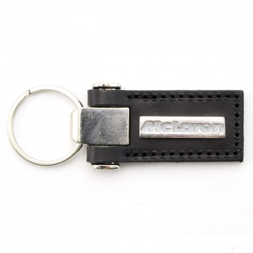 Ayrton Senna Leather Keyring McLaren