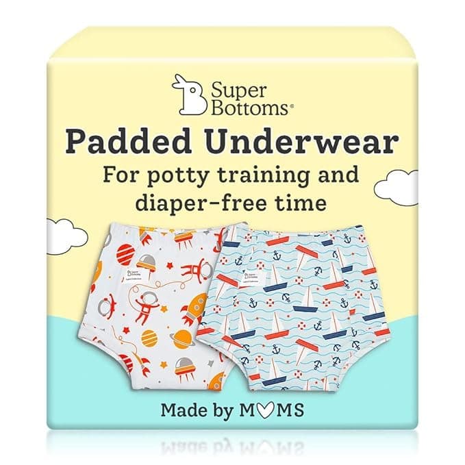 superbottomsPadded Underwear | Waterproof Pull up Underwear | Potty Training Pants for Babies | Pull up Unisex Trainers| Padded Underwear for Toddler |