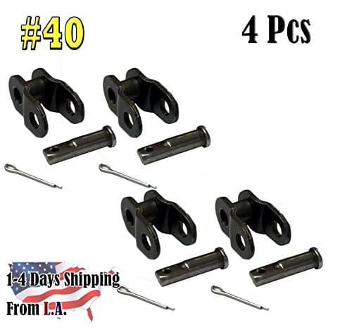 Jeremywell10-Pieces Offset Link #40, 1/2 Link/Half Link/Crank Link