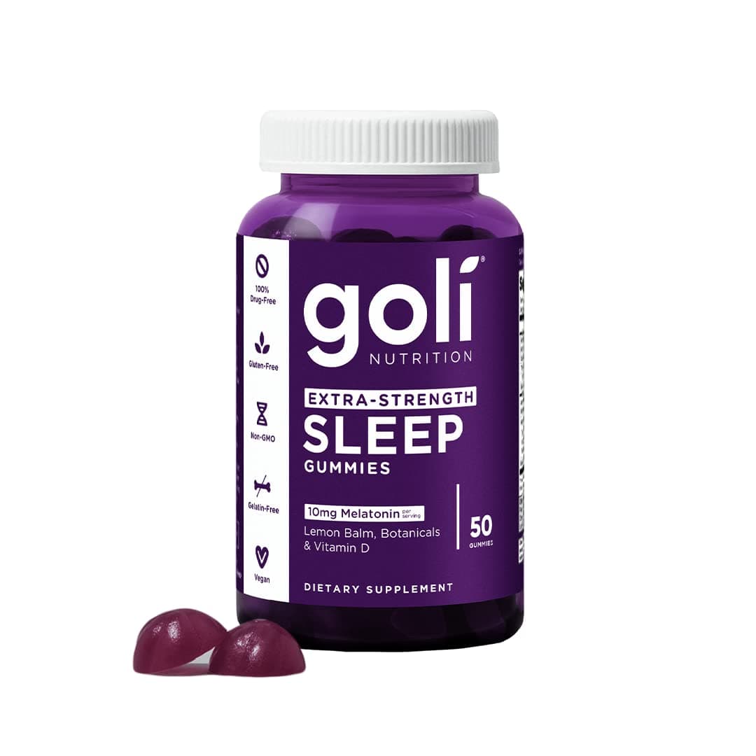 Nutritional Supplement, Extra Strength Sleep Gummy 10mg Melatonin - 1 Pack 50 Count - Gluten-Free, Vegan, Non-GMO, and Gelatin-Free