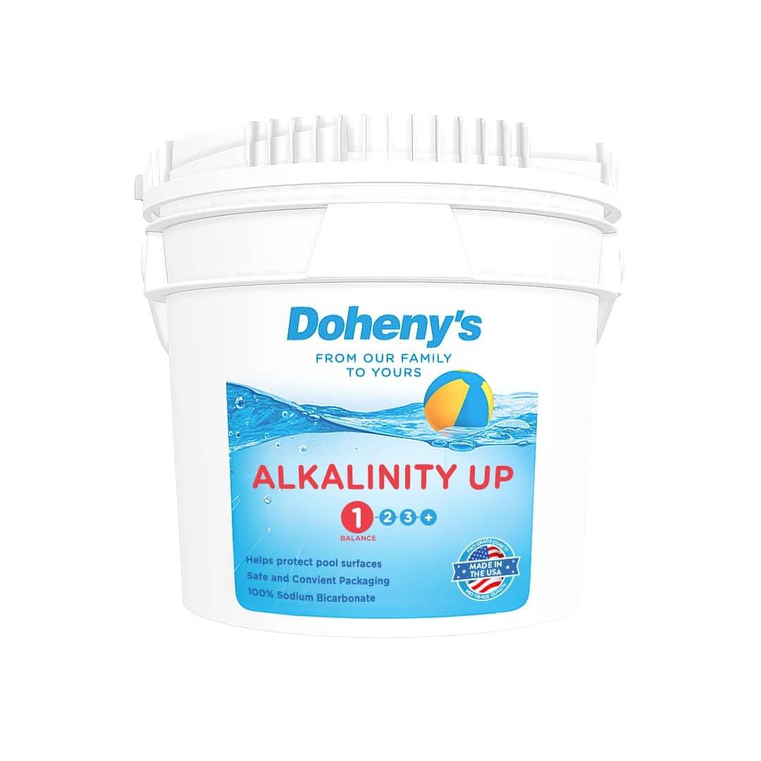 Doheny's Alkalinity Up | Pool Alkalinity Increaser | Raises Total Alkalinity & pH | Water Balancer | Fast Acting | Reduces Corrosion | Proudly Made in USA | 25 lb