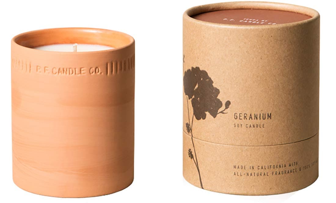 PF Candle Co, Candle Terra Geranium 8 Ounce