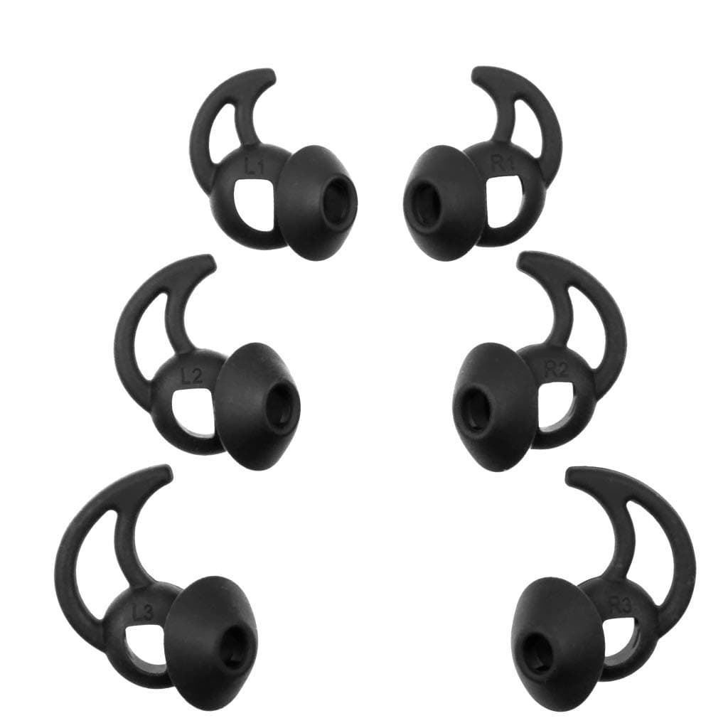 REYTID 3x Replacement EarBuds Ear Tips Compatible with Bose QuietComfort and Sport Earphones - S/M/L