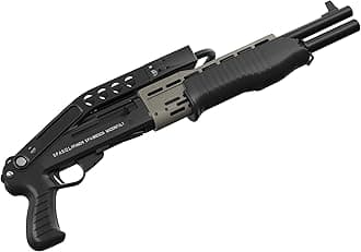 Toy Gun Spas12, Foam Blasters & Bullets, Toy Foam Blaster, Shell Ejecting Toy Gun, 10 Darts, 10-Dart Rotating Drum, Protective Goggle…