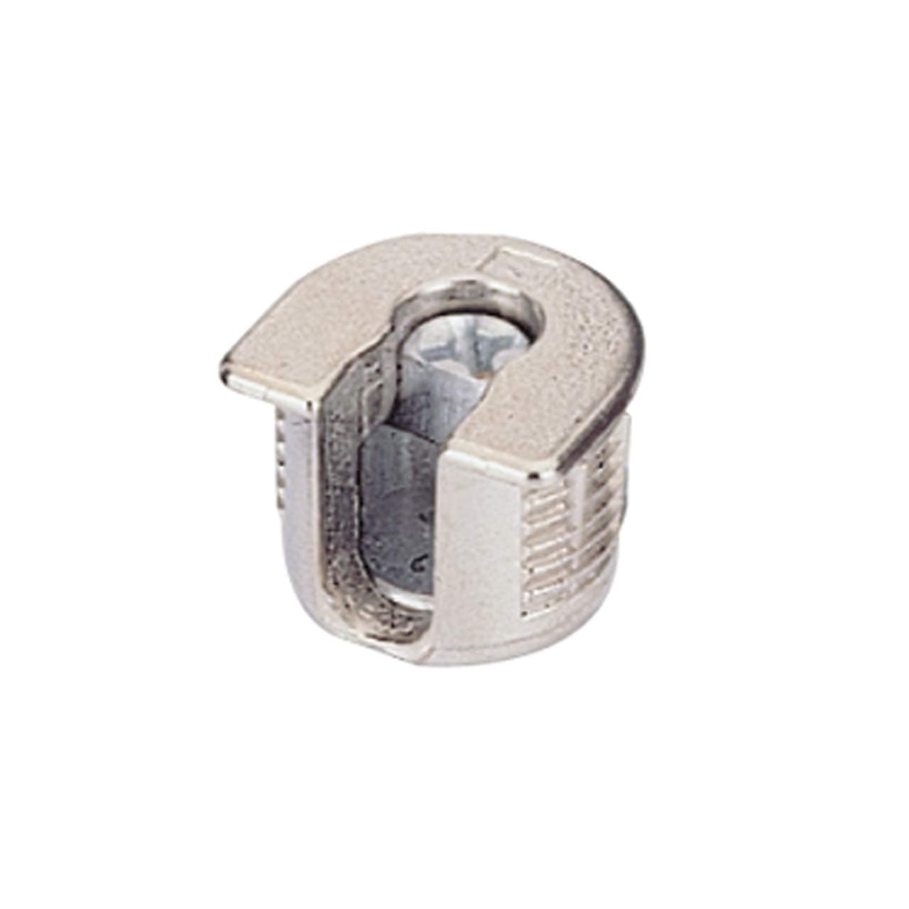 Hettich 65513 VB 35 D Eccentric Connection Fitting Drill Diameter 20 Thickness 19 Nickel-Plated, Set of 200 Pieces