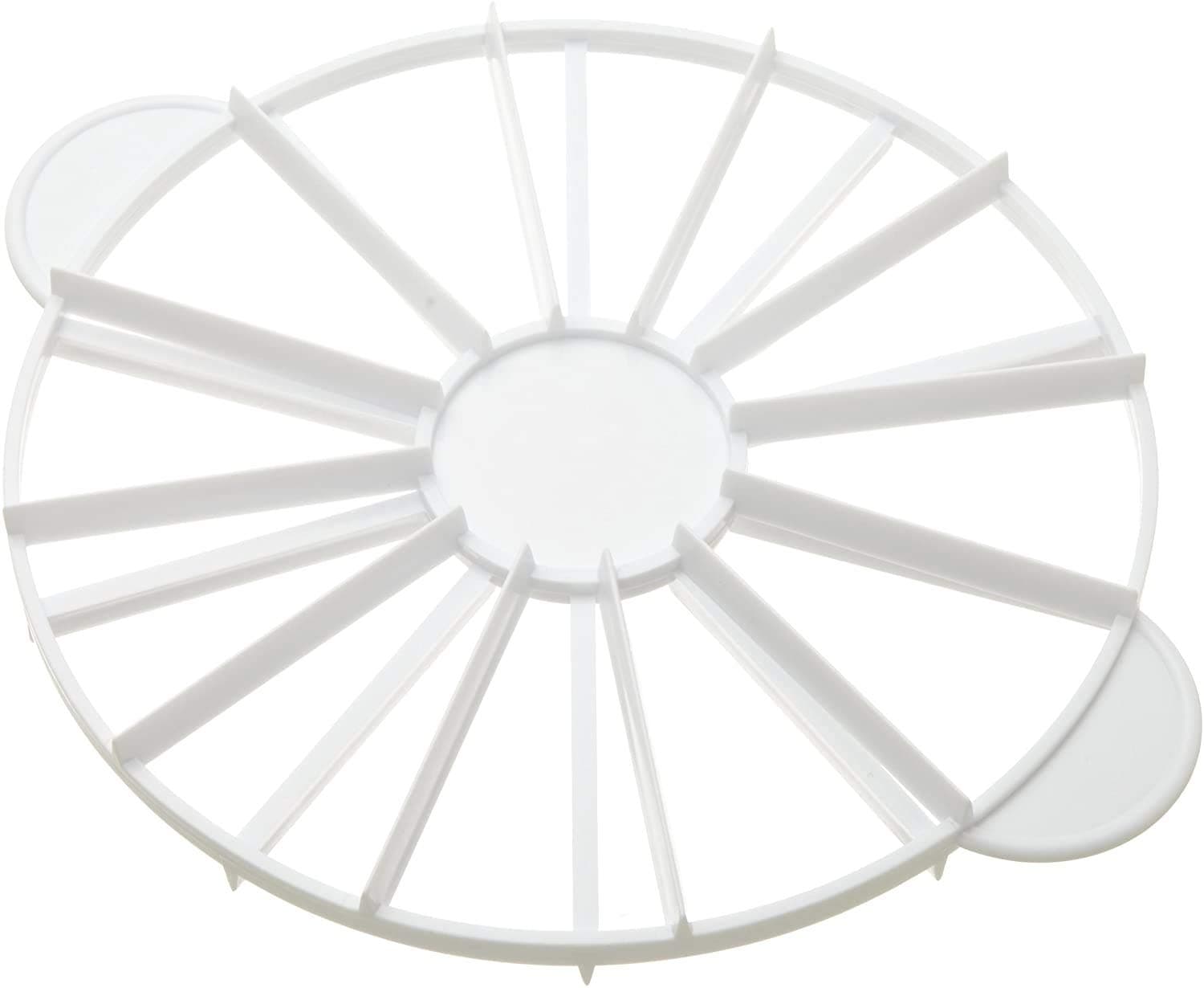 Round Slice & Pie Slicer, Cake Divider, Cheesecake Cutter, Double Sided Portion Marker, 14 or 16 Slices - Works for Cakes Up To 16-Inches Diameter