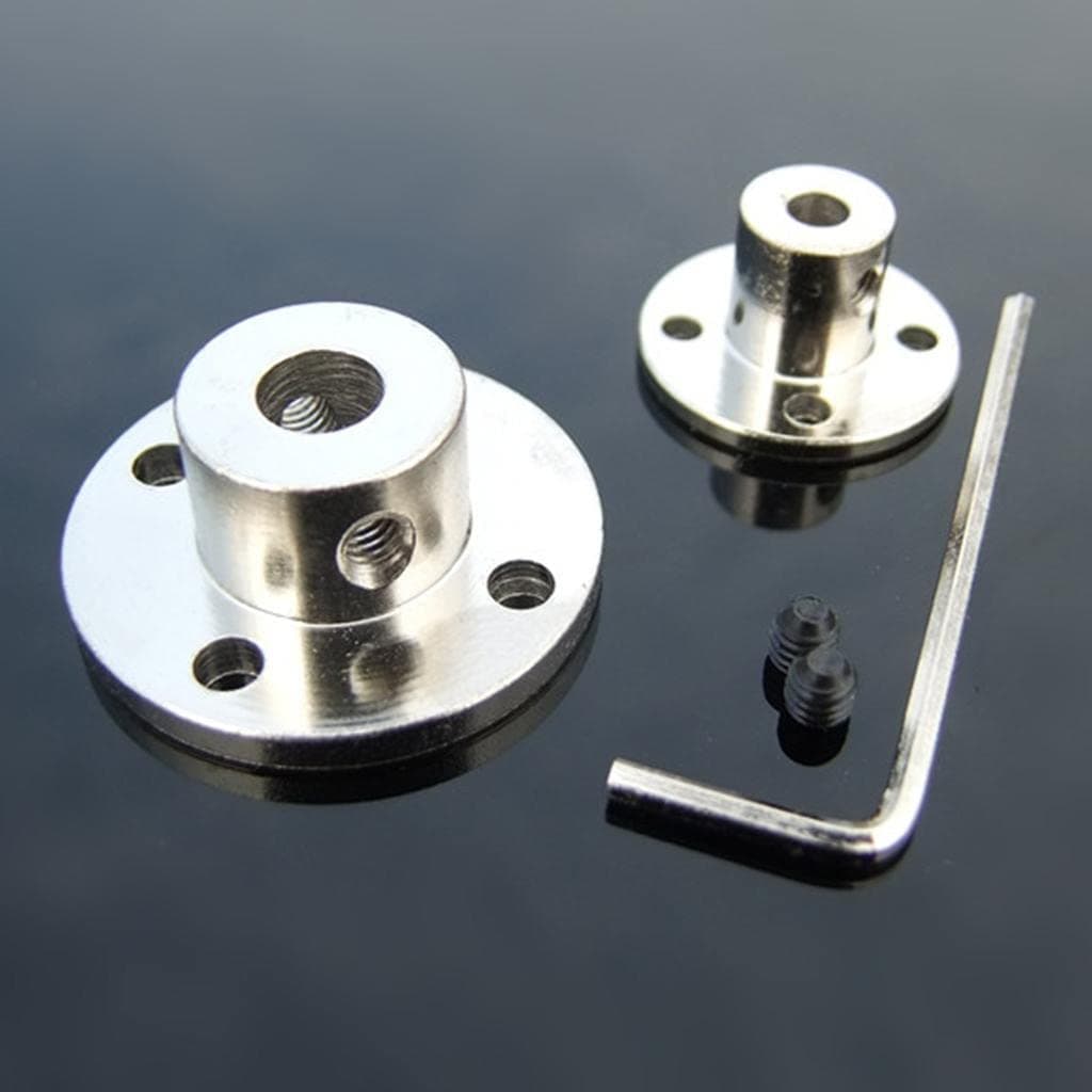 CALANDIS 1 Set Rigid Flange Coupling Motor Guide Shaft Coupler Motor Connector 6Mm