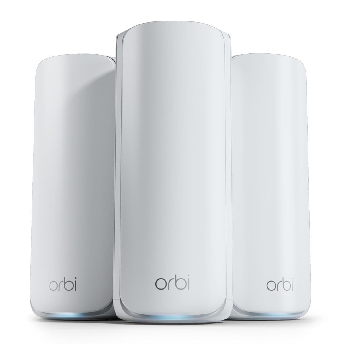 NETGEAR Orbi 770 Series | WiFi 7 Mesh System | RBE773 | Wireless Router + 2 Satellites | Up to 11 Gbps | Covers 6,750 sq. ft. | Connects up to 100 devices | Tri-band BE11000 | 2.5 Gig Internet Port