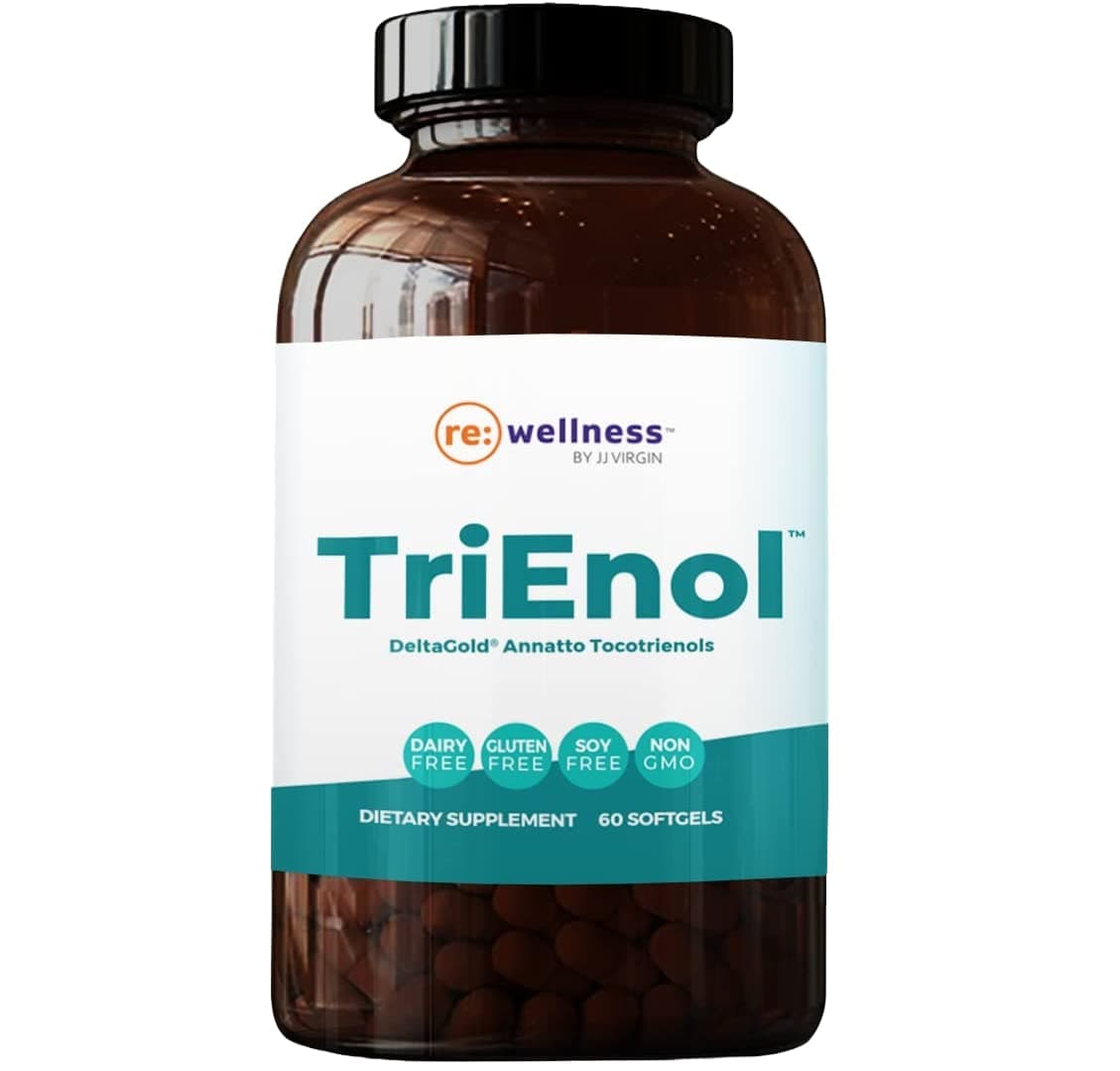 Reignite Wellness by JJ Virgin TriEnol Vitamin E Complex - Annatto Tocotrienols for Healthy Aging, Liver & Bone Support (60 Softgels)