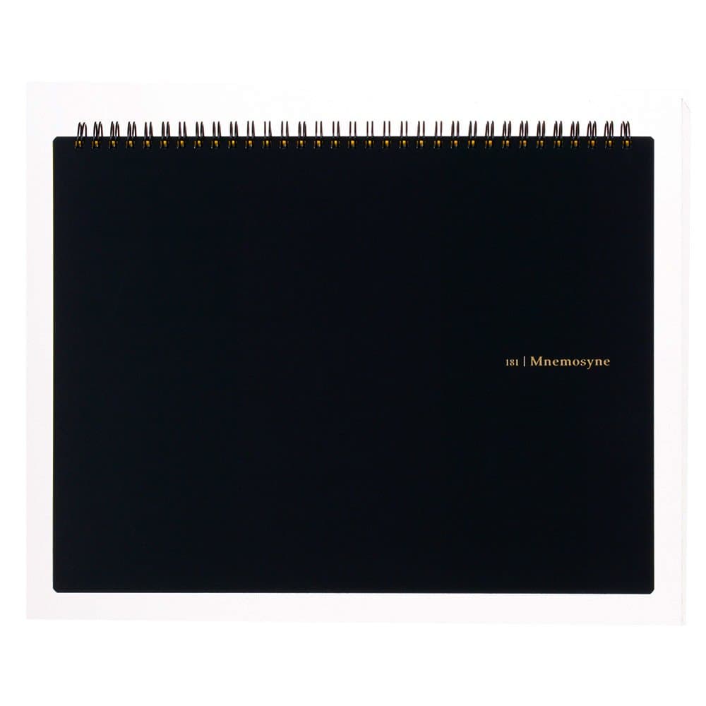 - Maruman MNEMOSYNE Notebook (A5), 70 Sheets / 140 Pages, Unruled/Plain, (N183A), MADE IN JAPAN. Landscape/Horizontal Orientation. (A4)