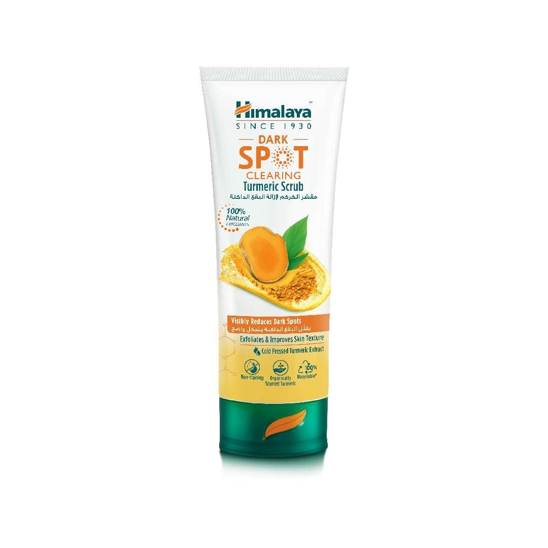 Himalaya Since 1930 Dark Spot Clearing Turmeric Scrub | Visibly Reduces Dark Spots – Exfoliates & Improves Skin Texture – 75ml