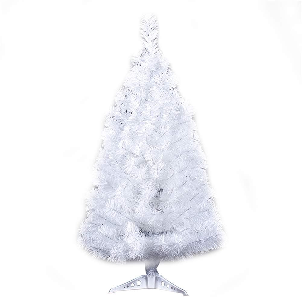 Christmas Tree with Plastic Stand,3-feet,PVC (White)