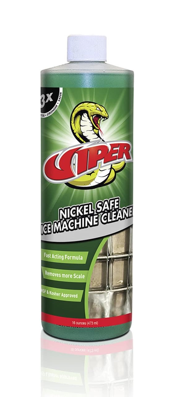 Refrigeration Technologies Viper Nickel Safe Ice Machine Cleaner and Scale Remover NSF Registered Kosher Certified Proprietary Organic Acid Blend 16oz RT500N or 1Gal RT500G (16oz, 1 Pack)