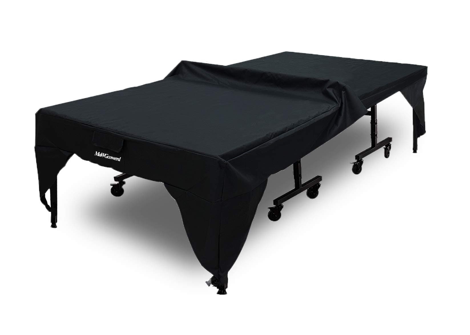 Ping Pong Table Cover - 600D Oxford Cloth Sunscreen dustproof Table Tennis Table Cover, Indoor/Outdoor Application - Black
