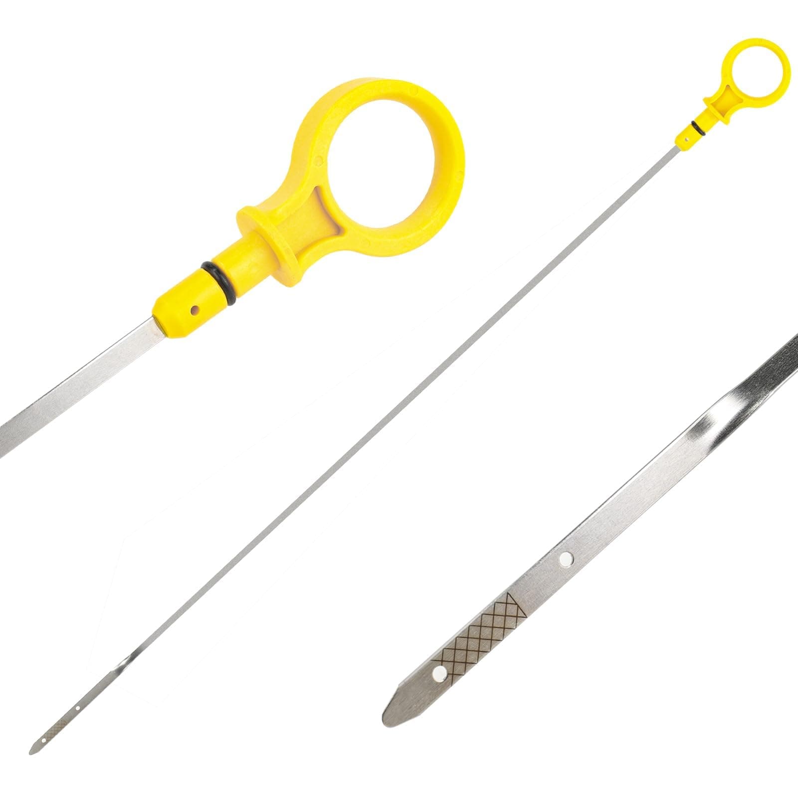 Engine Oil Dipstick Replacement OEM#CJ5Z-6750-A Compatible with Ford Escape Edge Explorer Focus Fusion Taurus Lincoln MKC MKZ 2.0L Ecoboost Engines Fluid Oil Level Dipstick