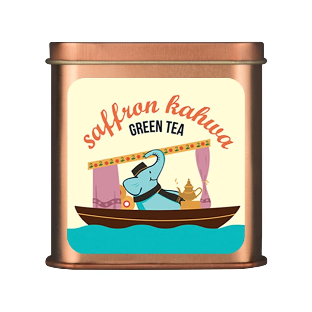Tea Trunk Saffron Kahwa Green Tea