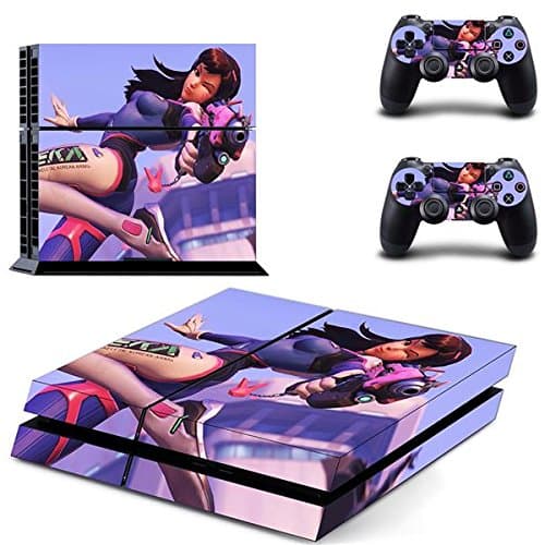 Playstation 4 + 2 Controller Design Sticker Protector Set - Overwatch (12) /PS4