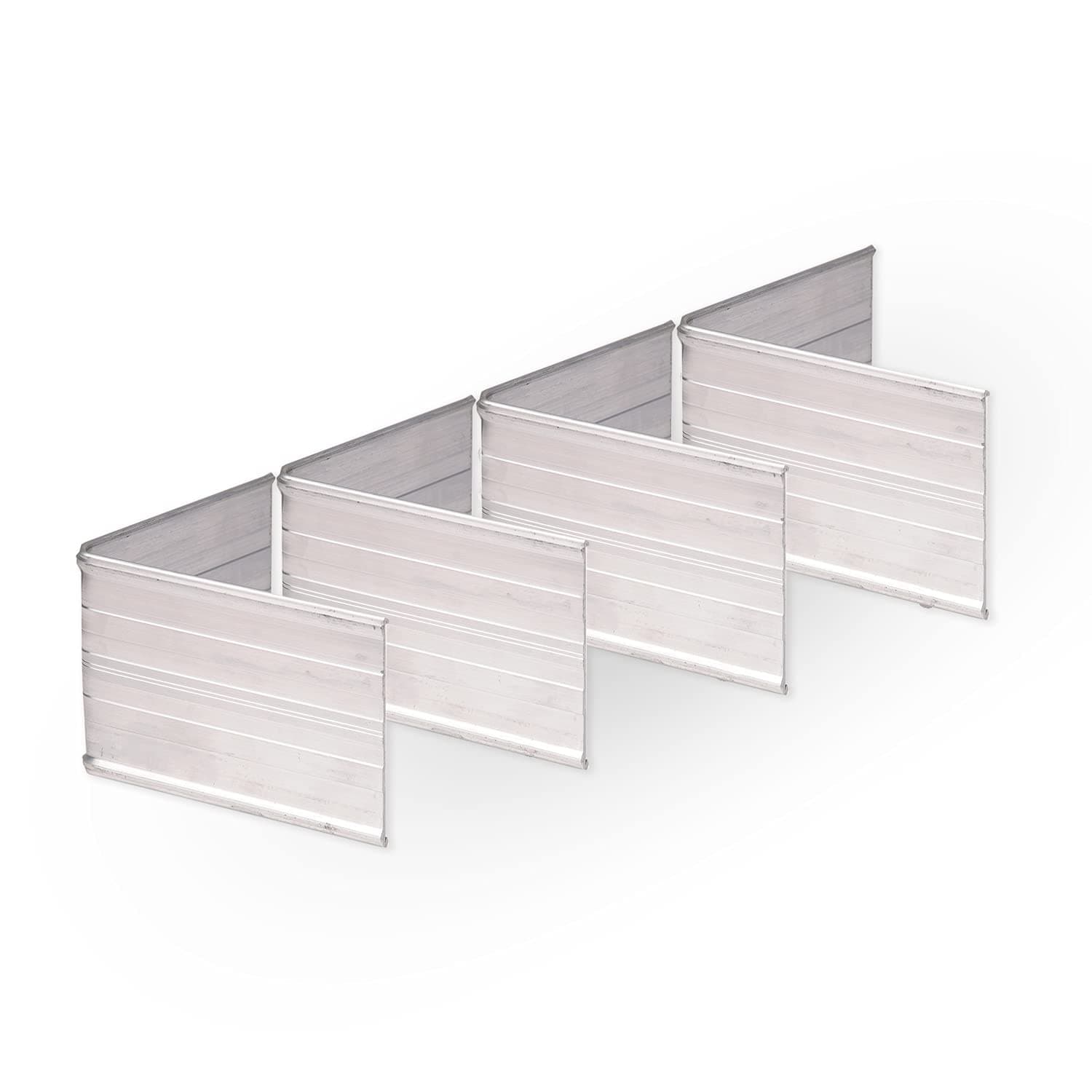 Dimex EasyFlex Aluminum Landscape Edging 90 Degree Corner Connector, Pack of 4, Silver (1812ML)