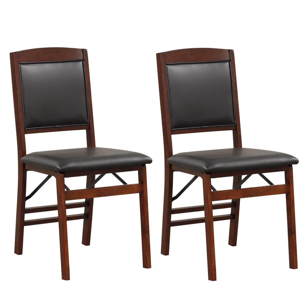 TANGZON Folding Chairs Set of 2
