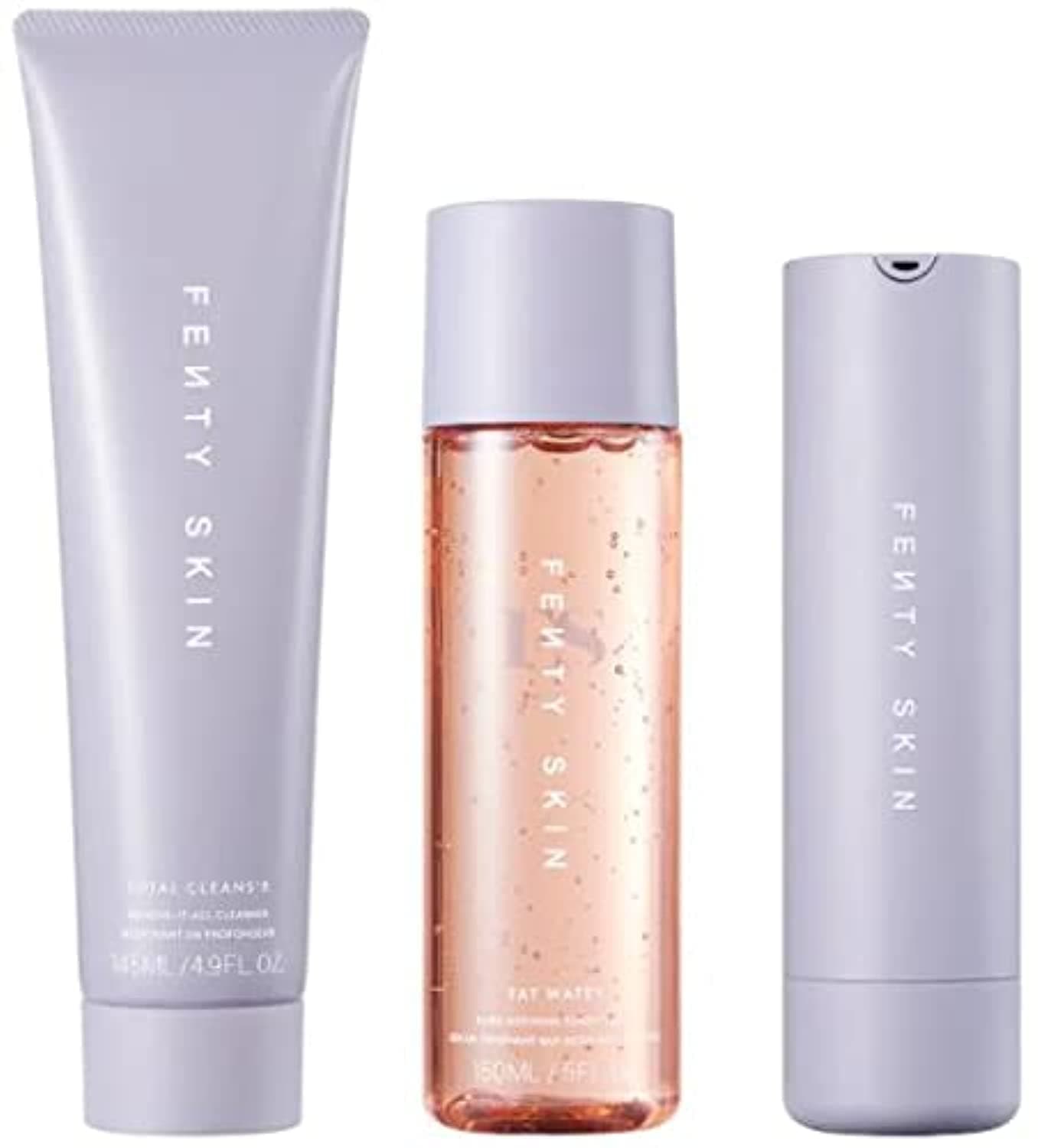 Fenty Skin Full-Size Start'r Set Includes Full Sized Total Cleans'r, Fat Water and Hydra Vizor