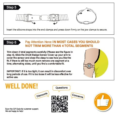 Divoti Sensor Cover Armband for Dexcom G7 | Adjustable, Trim-to-Fit CGM Holder | Adhesive-Free, Hypoallergenic Silicone | Secure, Comfortable Fit for Active Daily Wear & All Arm Sizes - Baby Pink