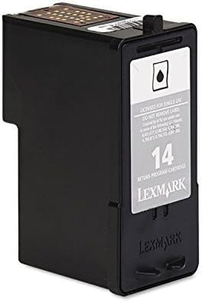 No 14 Return Prog Print Cartridge-Black