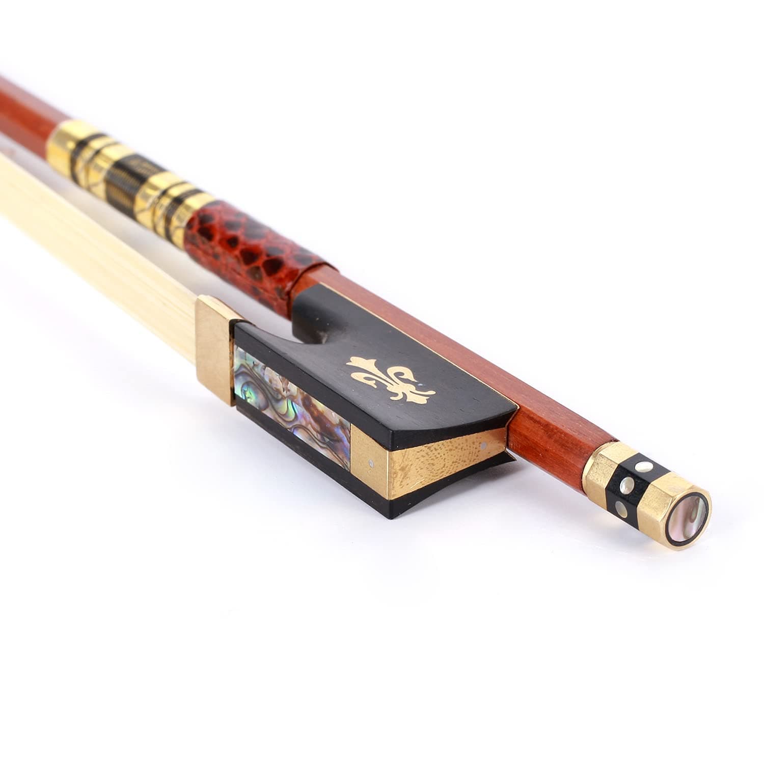 AMZZ Master 4/4 Full Size Pernambuco Violin Bow � Professional Handmade Concert Grade, Quick Response & Superior Performance
