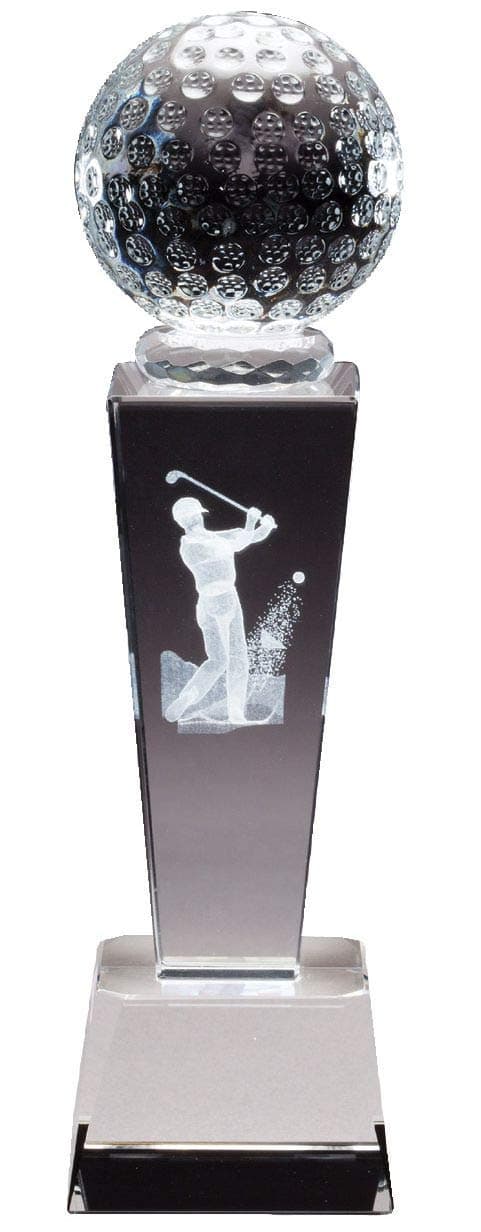 Crystal Golf Trophy with Free Engraving (Customize Now!)