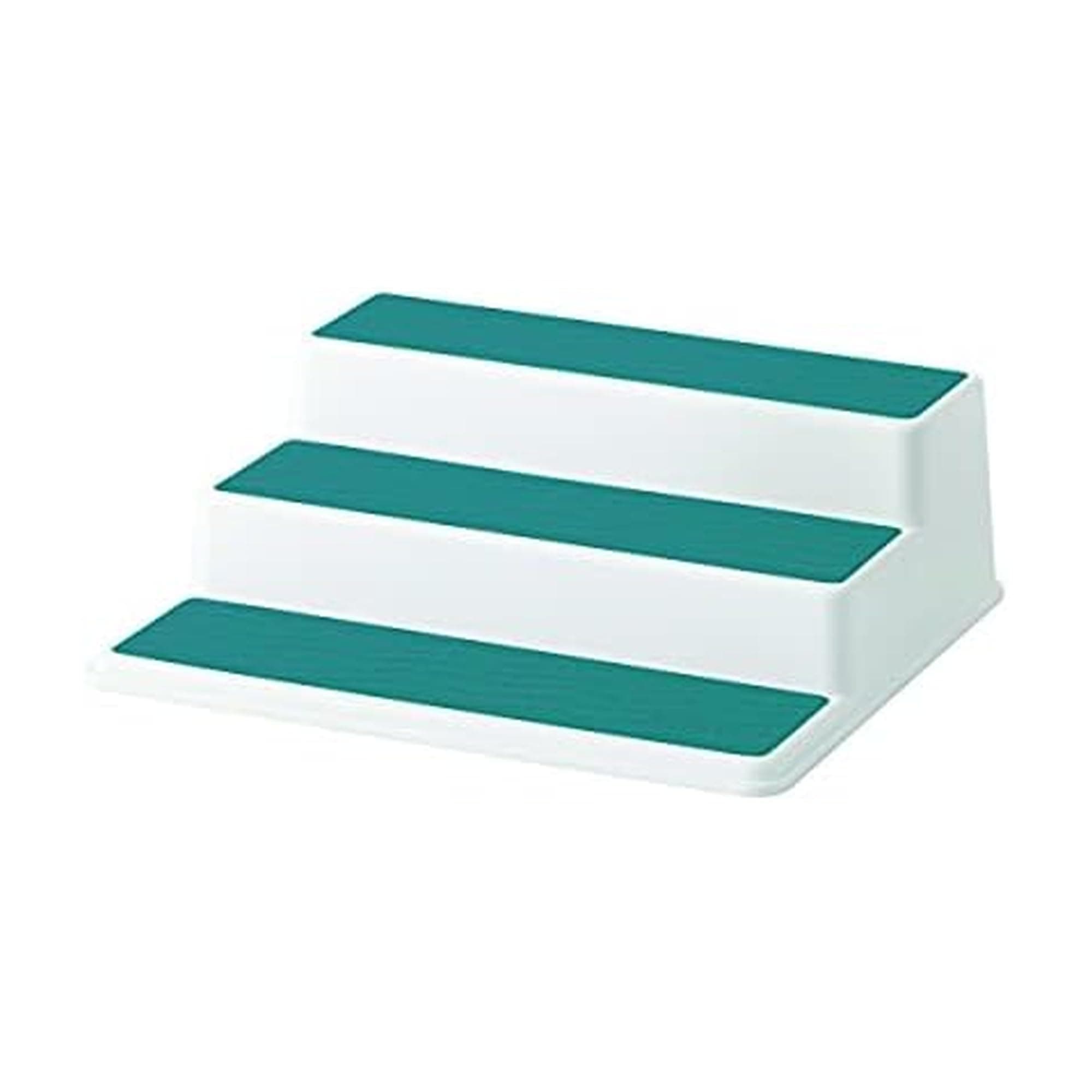 Copco Basics 3-Tier Spice Pantry Kitchen Cabinet Organizer, 10-Inch, Pagoda Blue