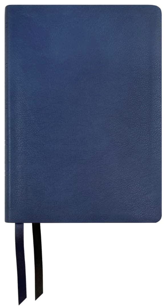 NASB Large Print Compact Bible, Blue, Leathertex, 1995 text