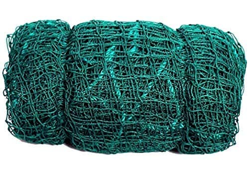 EasyShoppingBazaar Bird Net/Pigeon Net/Anti Bird Net UV Stabilized HDPE (with Clips & Tying Ropes) Green 15Ply - 10 x 12 Ft