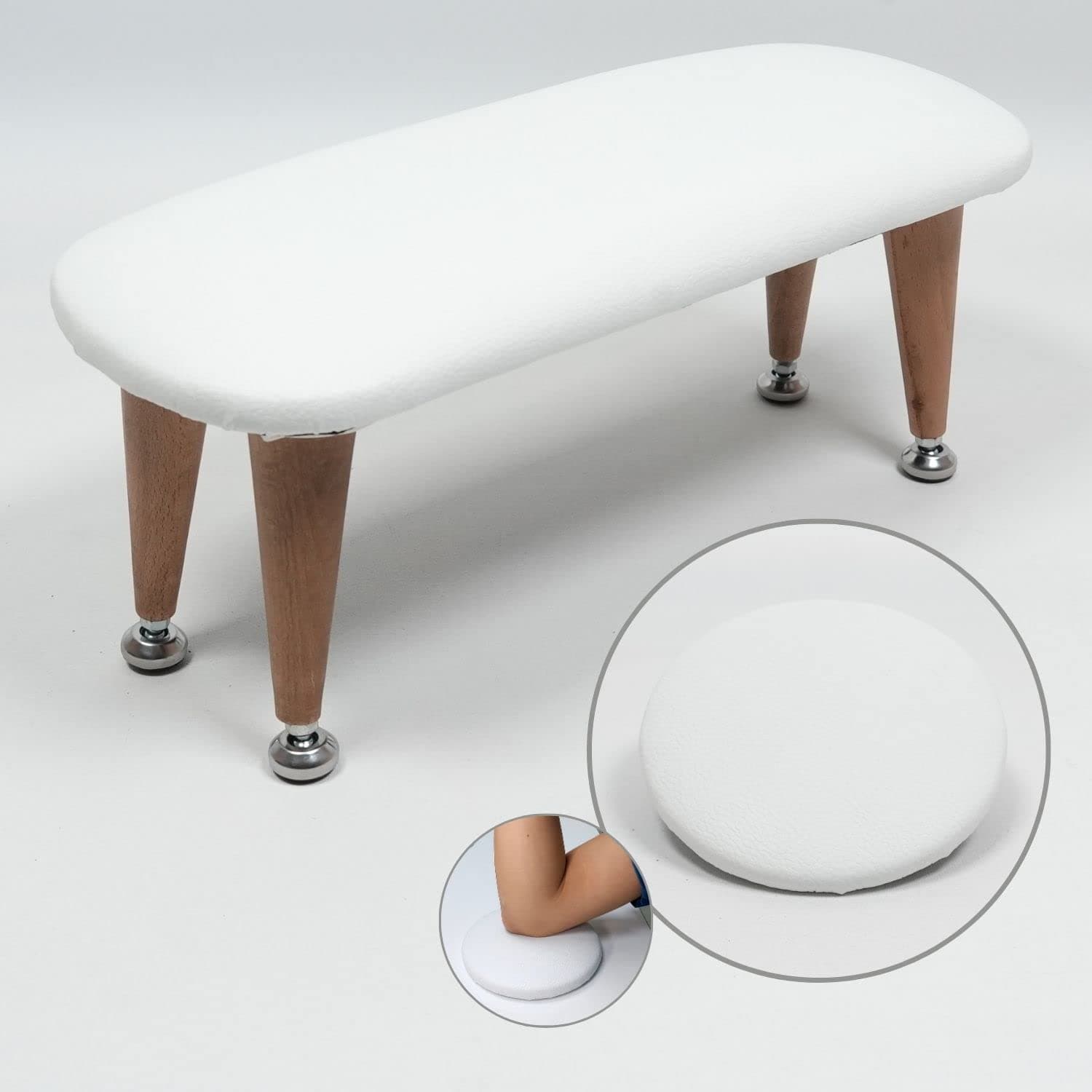 Arm Rest for Nails - Elbow Hand Rest for Nails -Arm Rest for Acrylic Nails-Arm Rest Stand with Elbow Rest Stand-Leather Manicure Hand Rest Cushion-Hand Rest for Professional Nail Technician