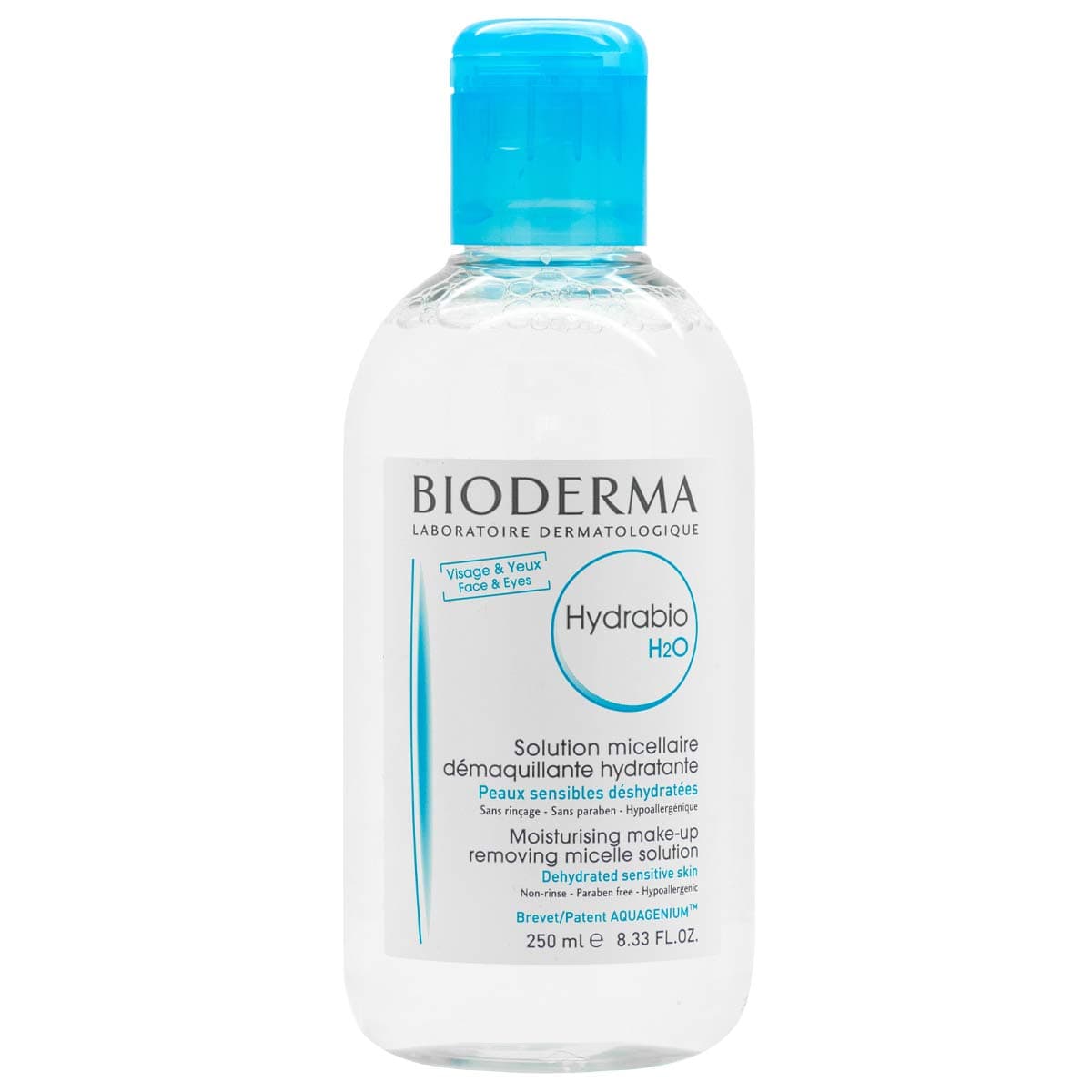 BIODERMA HYDRABIO H2O REMOVING MICELLE SOLUTION 250ML