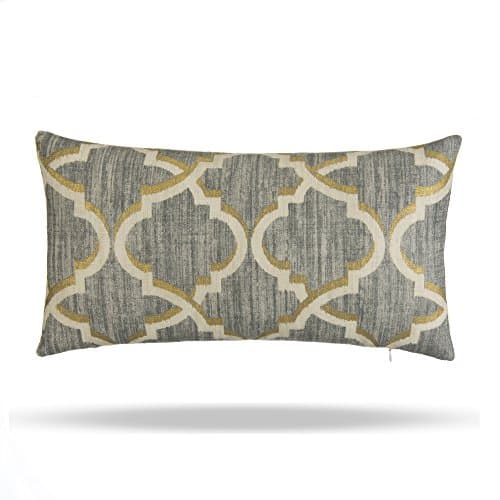 Grouchy Goose Louis Lumbar, Grey/White