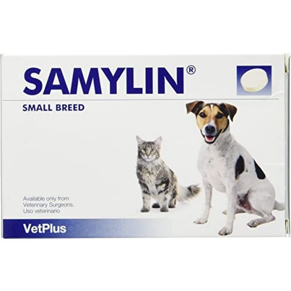 Vetplus Samylin Small Container with 30 Tablets for Digestive System