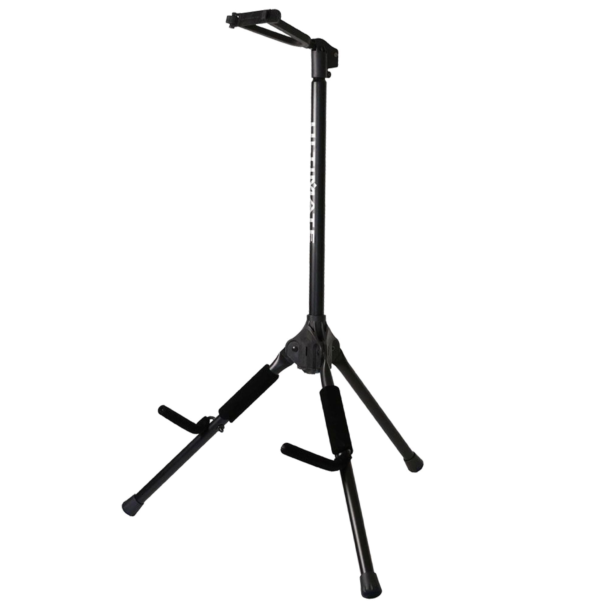 Ultimate Support GS-200+ Genesis Series Plus Guitar Stand w/ Locking Legs, Secure Yoke, One-Touch Setup