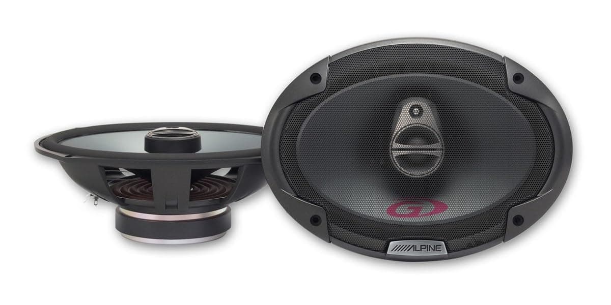 Alpine Electronics 6 x 9 Coaxial 3-Way Speaker, SPG-69C3