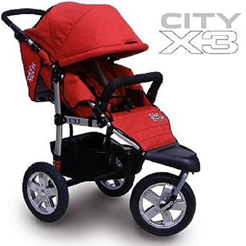 City X3 Swivel Stroller Color: Red