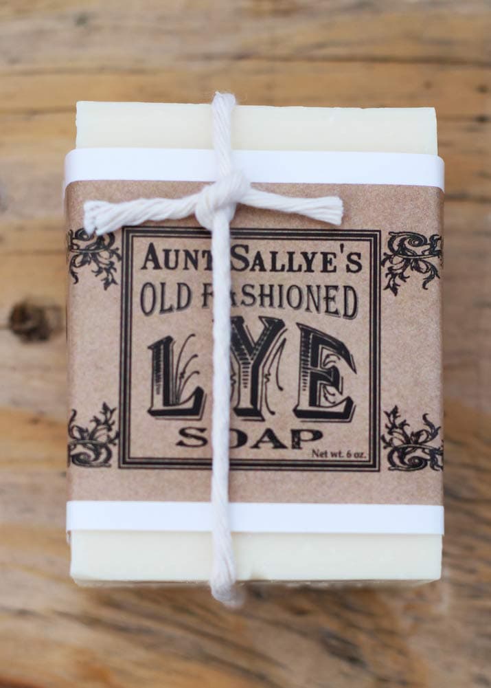 SALLYEANDER Sallye Ander - Aunt Sallye's Old Fashioned Lye Soap - 6 oz