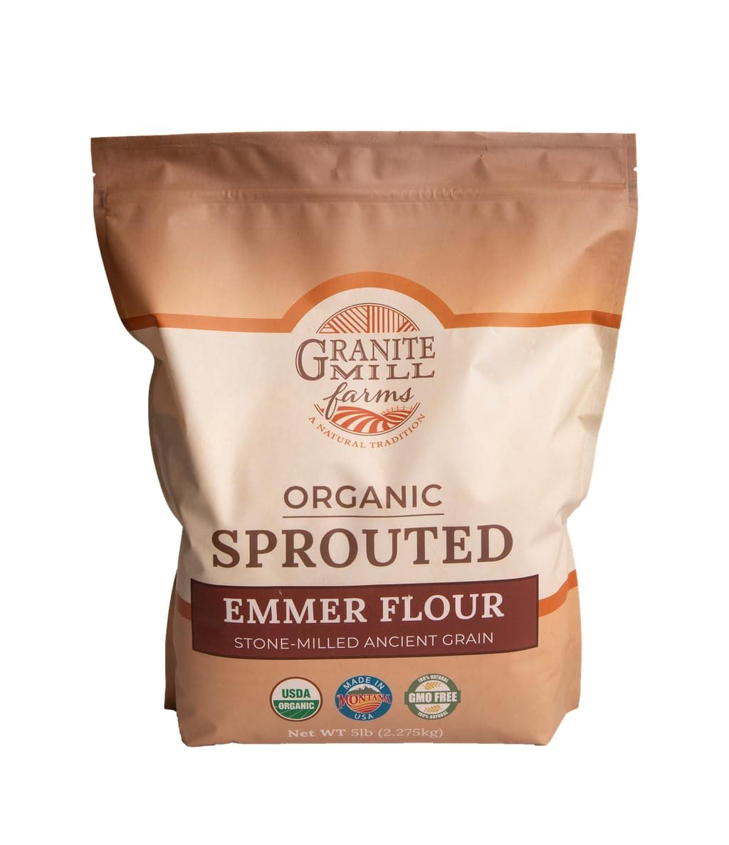 Sprouted Organic Emmer Flour, 5 lb